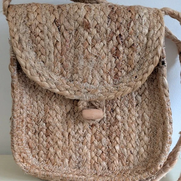 NWT Next Raffia Straw Shoulder Bag - Picture 2 of 11